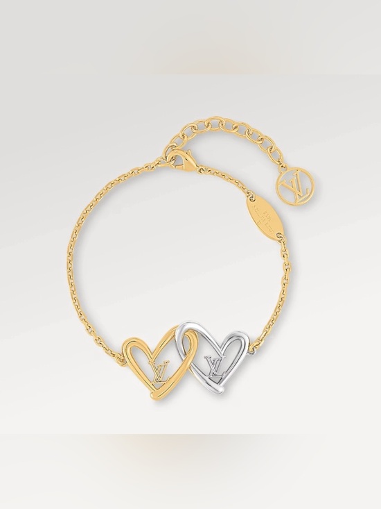 Louis Vuitton Jewelry - Louis Vuitton Fall in Love Gold and Silver Bracelet